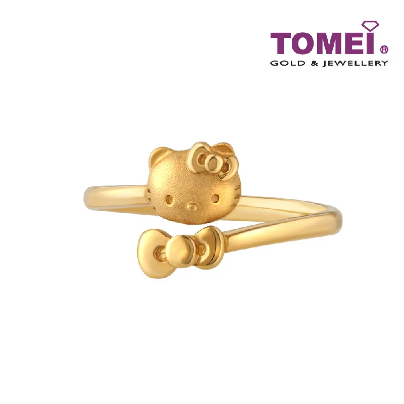 TOMEI x Hello Kitty Open Ring, Yellow Gold 916