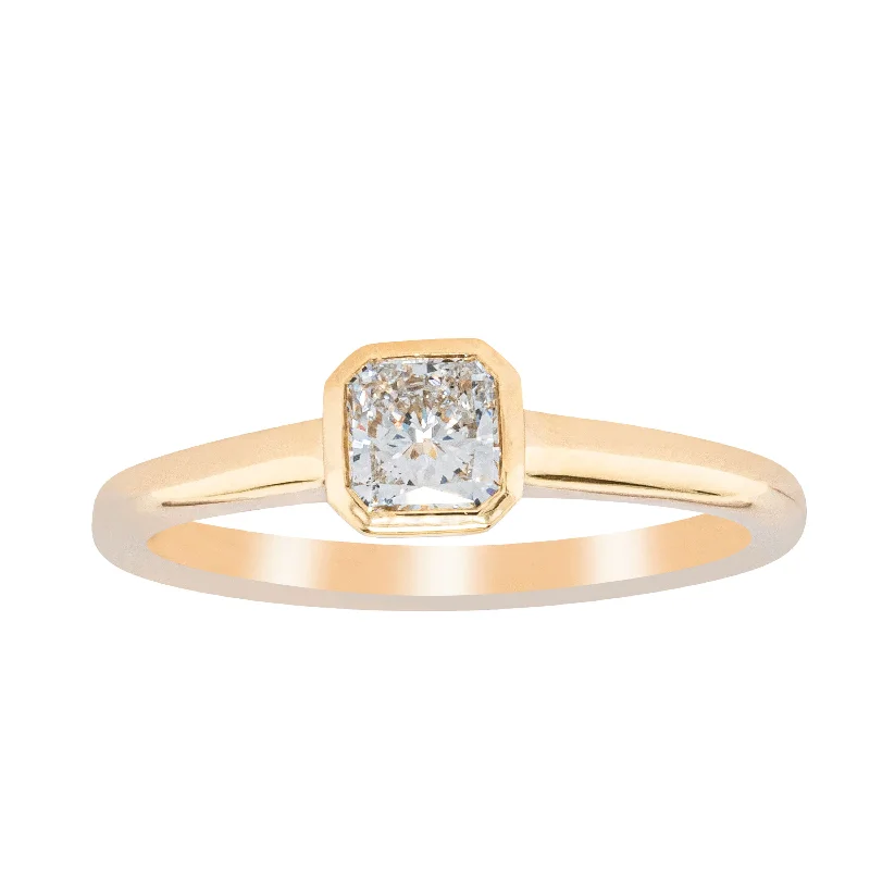 18ct Yellow Gold .43ct Diamond Natalia Ring