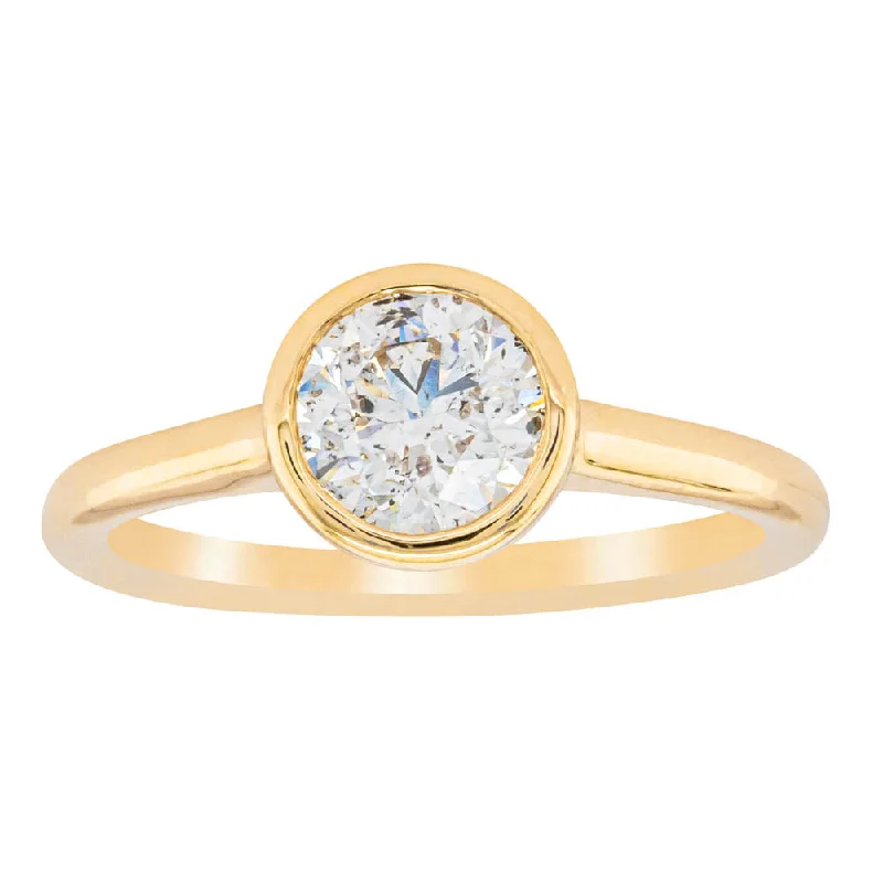 18ct Yellow Gold 1.00ct Diamond Natalia Ring