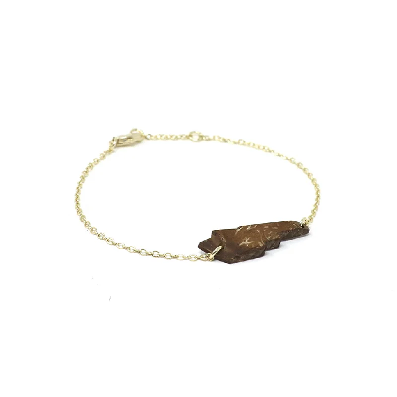 Lightning Bolt Coconut Bracelet