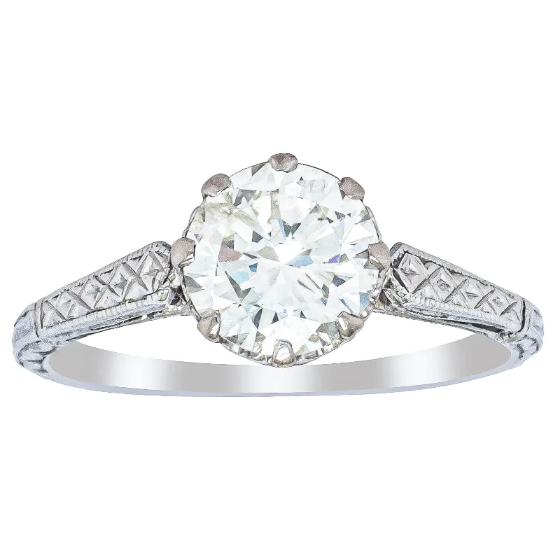 Deja Vu Platinum 1.10ct Diamond Ring