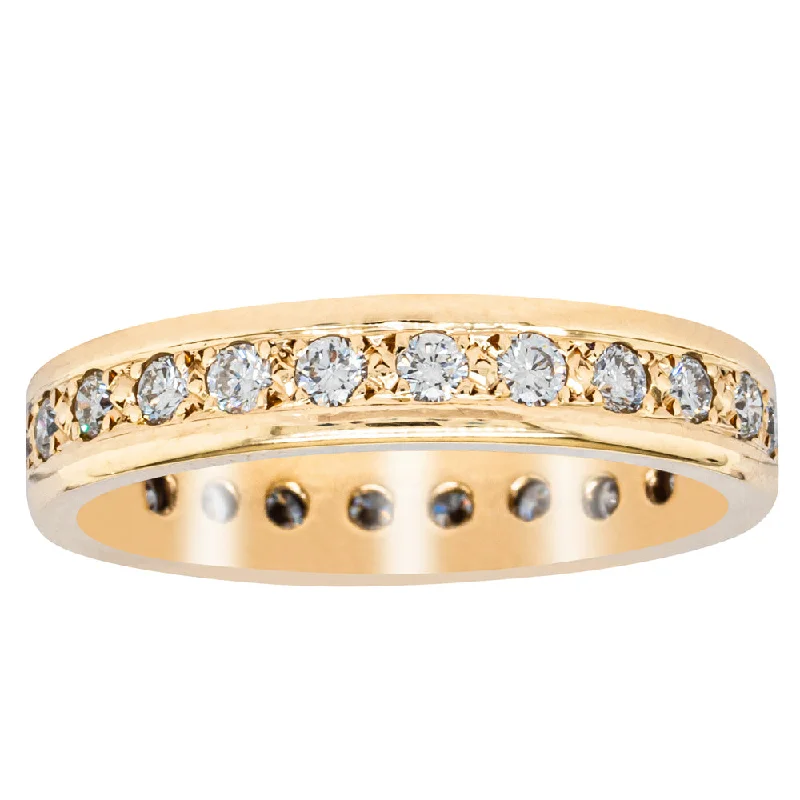 Deja Vu 18ct Yellow Gold .96ct Diamond Eternity Ring