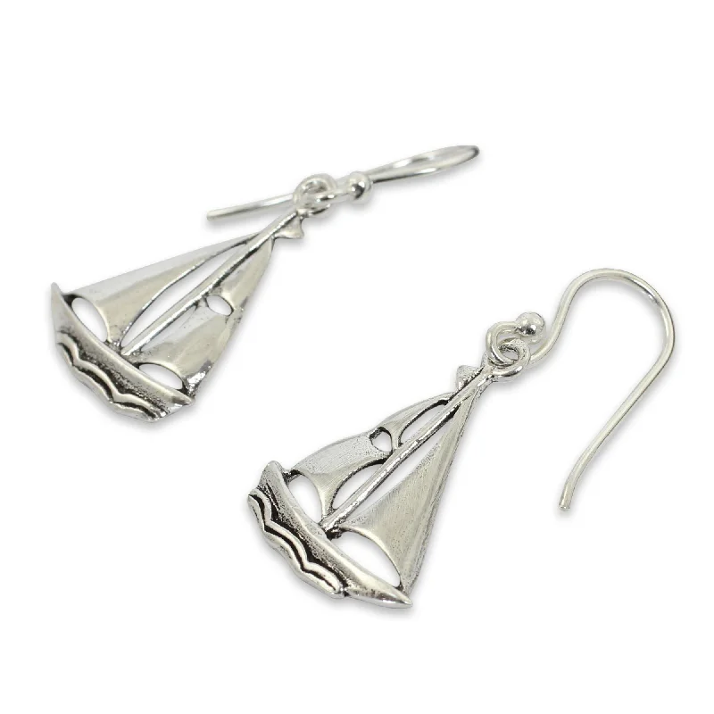 Sterling Silver Mariner Earrings (Thailand)