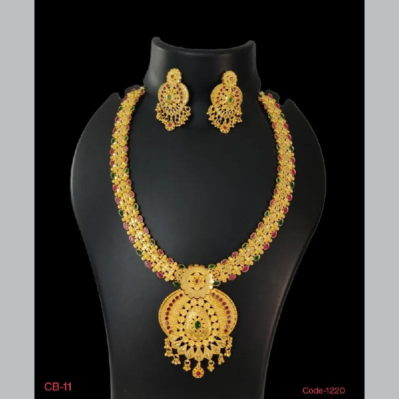 Pari Art Jewellery Forming Long Necklace Set