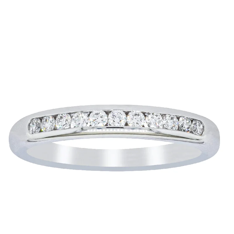 18ct White Gold .25ct Diamond Eternity Ring