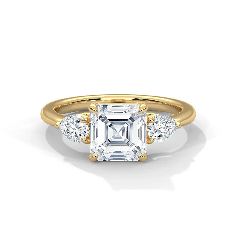 Three Stone Nova Diamond Ring Setting