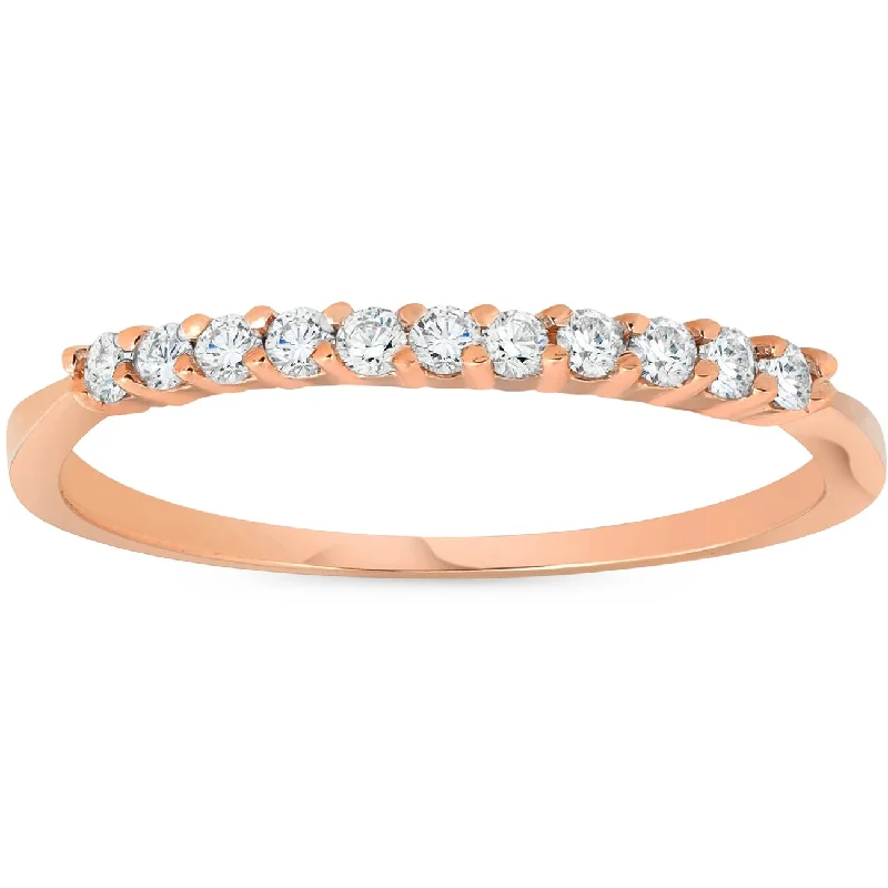 1/4ct Diamond Ring Rose Gold