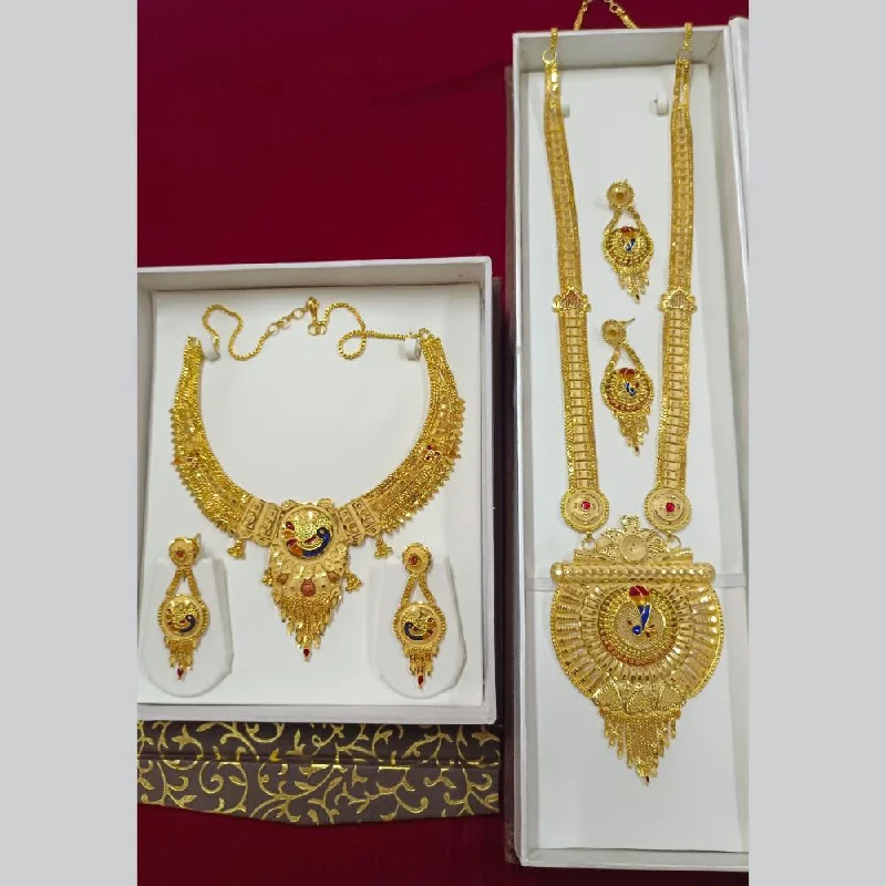 Pari Art Jewellery Forming Double Necklace Set