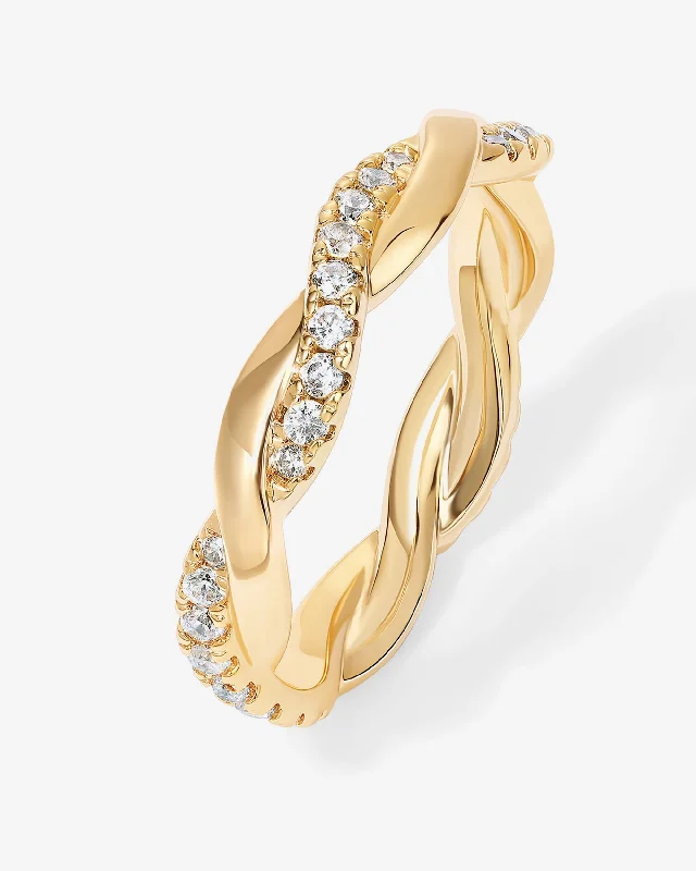 Braided Eternity Band