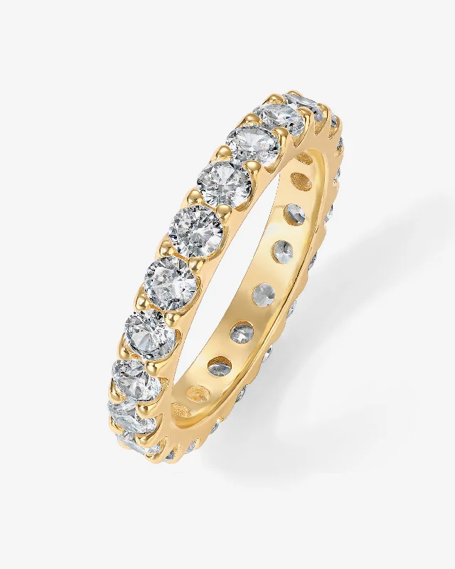 Cubic Zirconia Stackable Eternity Ring