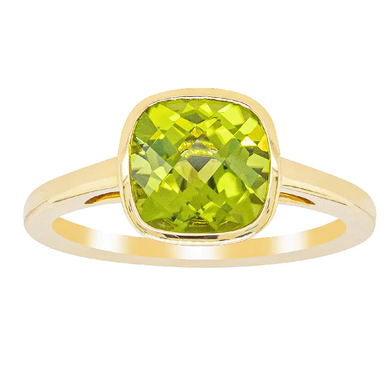 18ct Yellow Gold Peridot Ring