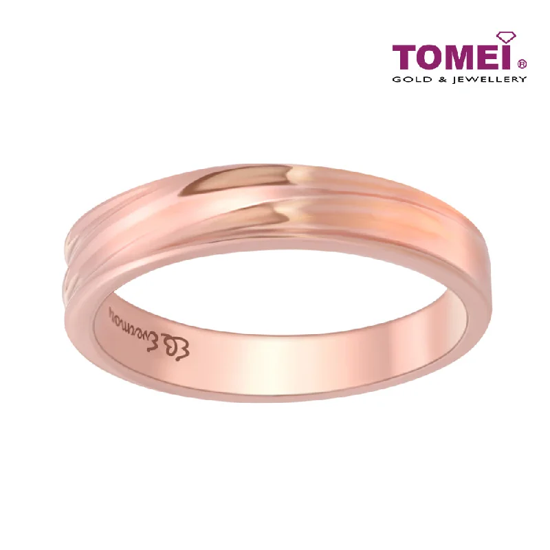 TOMEI EB Evermore Couple Rings Male, Rose Gold 750